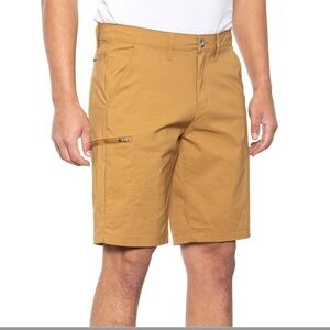 ✅Eddie Bauer Zip Cargo Shorts in Burlwood